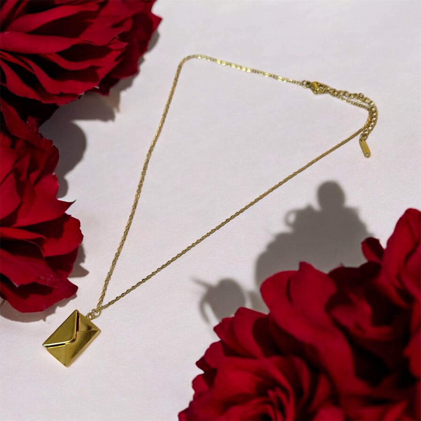 Love You Secret Envelop Necklace