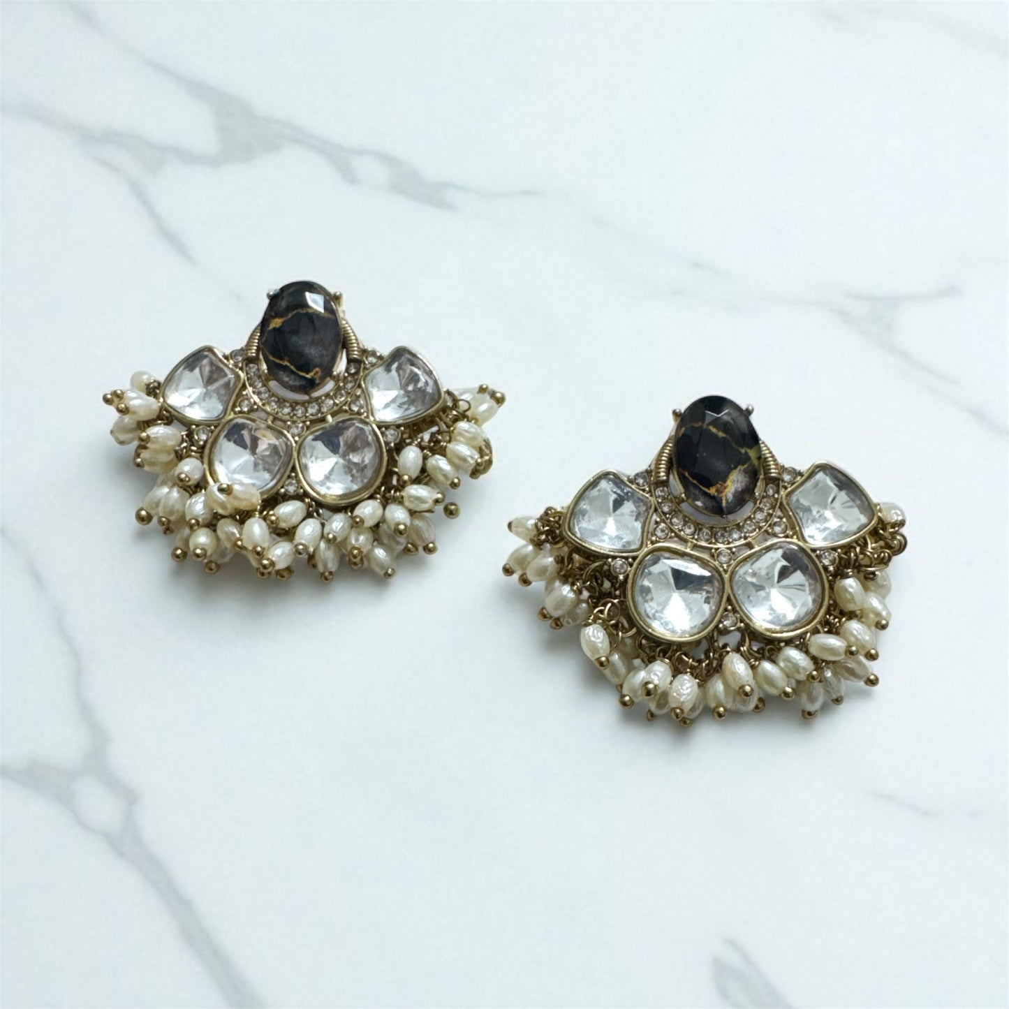 Black Savari Studs