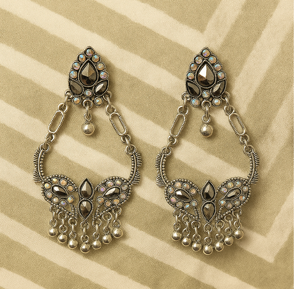 Party Wear Oxidised Chandbali