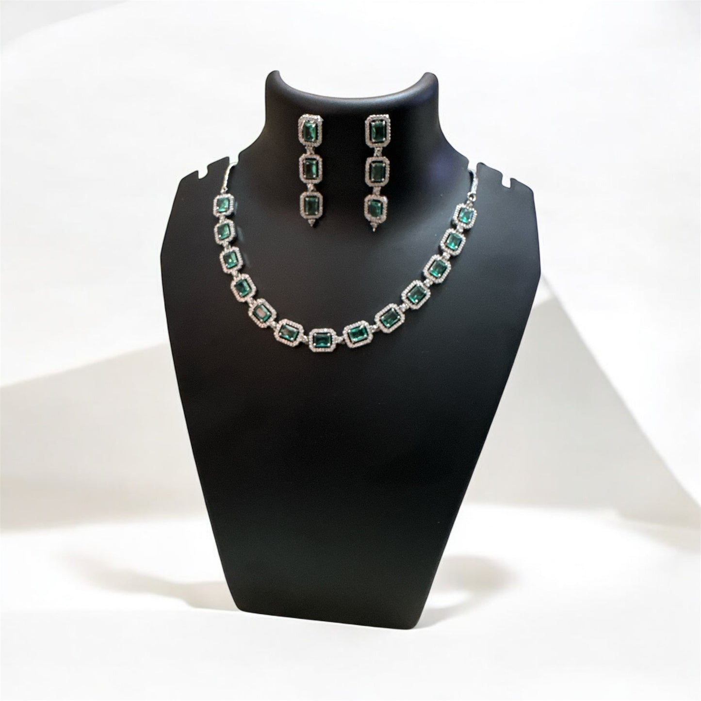 Turquoise Blue Zirconia Jewellery Set