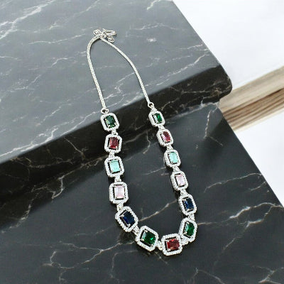 Multi Colour Zirconia Jewellery Set