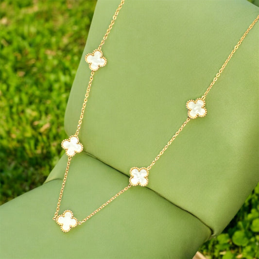White Clover Necklace