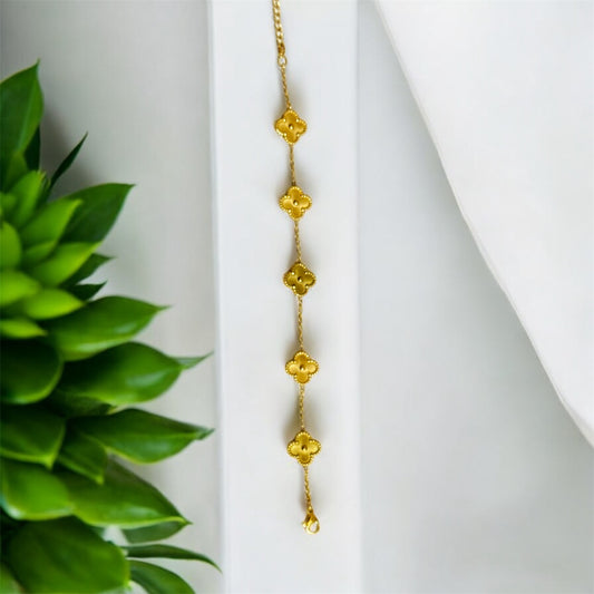 Golden clover Bracelet