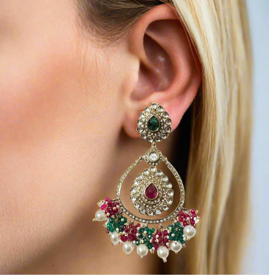 Multi-Colour Aliya Chandbali
