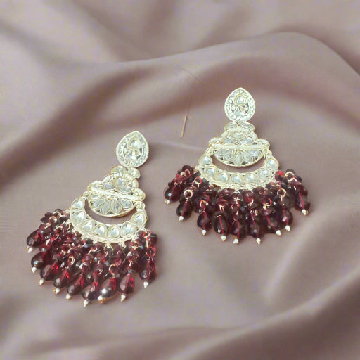 Ruby Red Chandbali