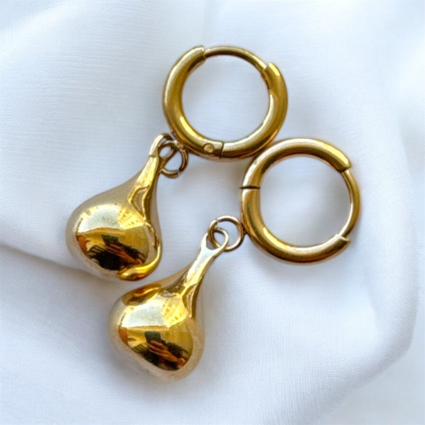 Golden Drop Earrings