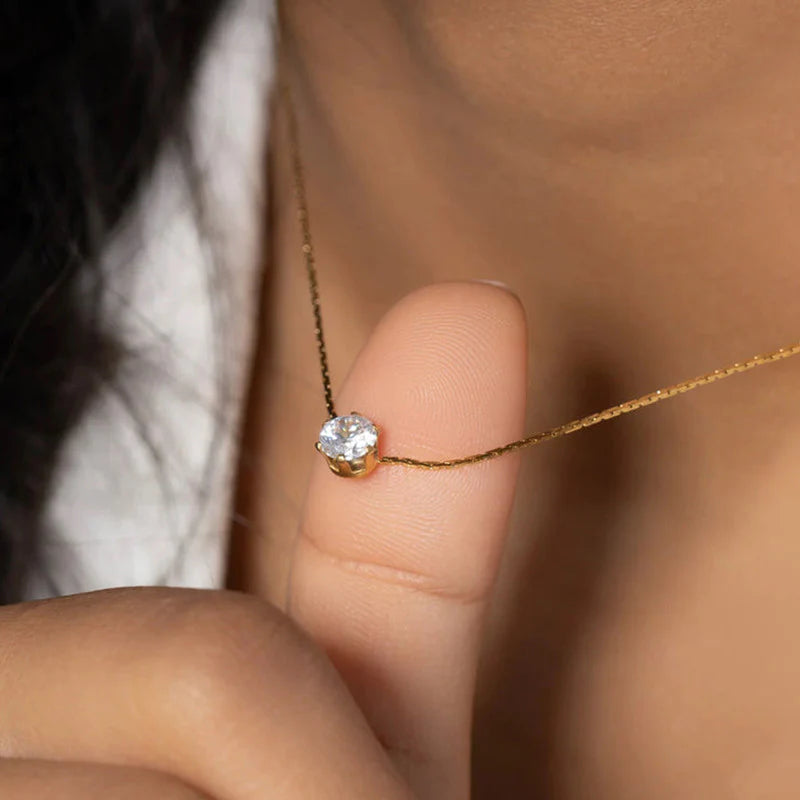 Circular Stone Necklace