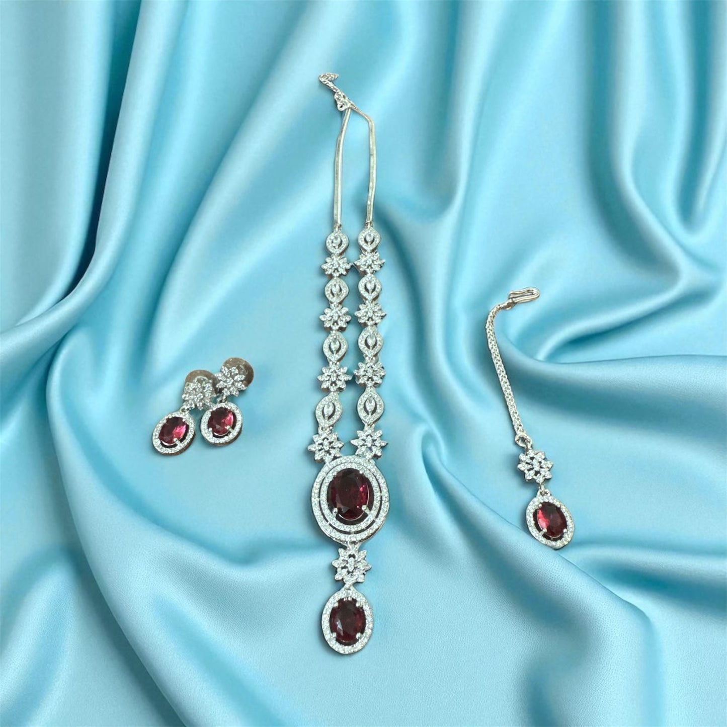 Ruby Red Starcut Zirconia Set
