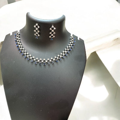Blue Zirconia Jewellery Set