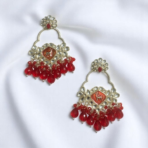 Red Chandbali