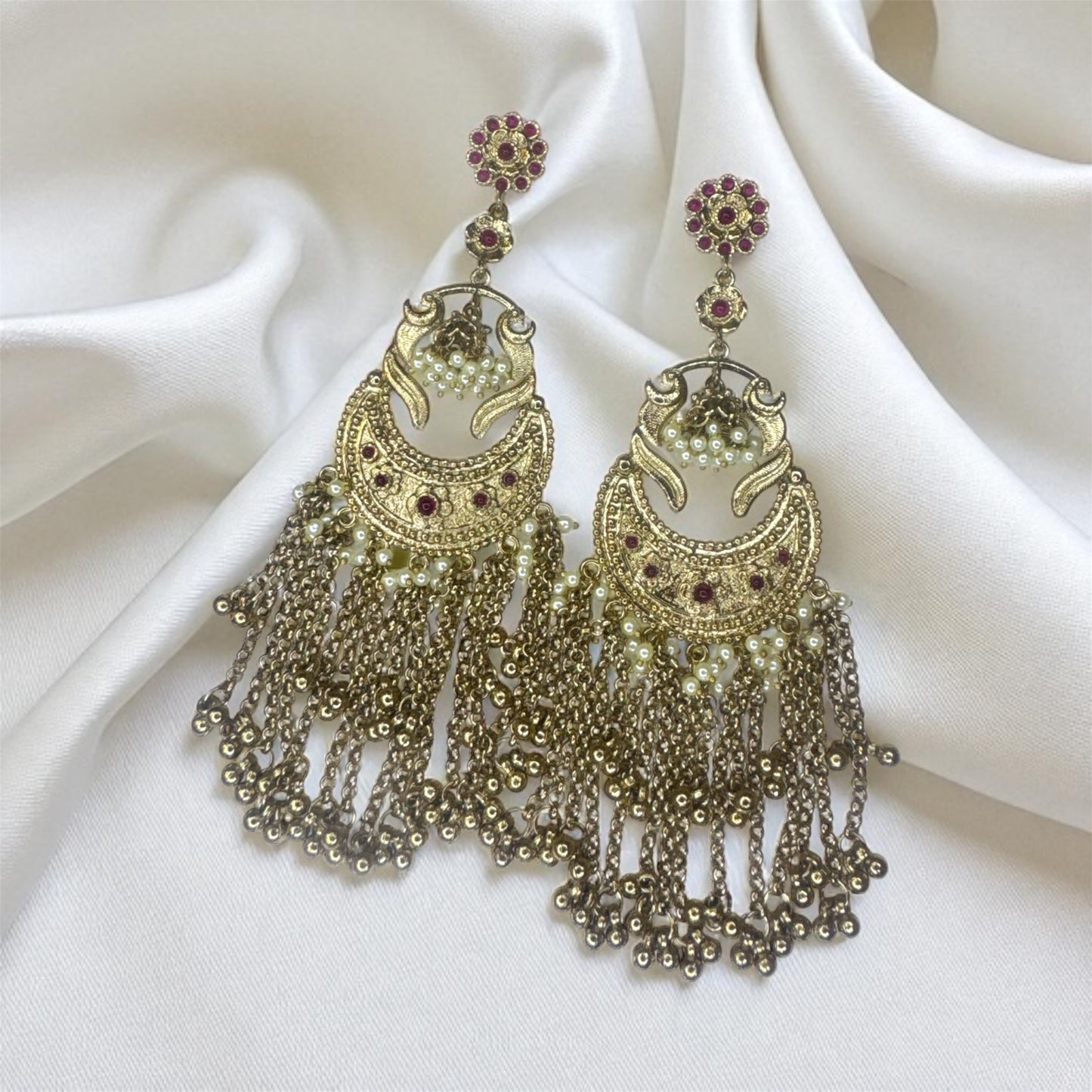 Golden Jhalar Chandbali