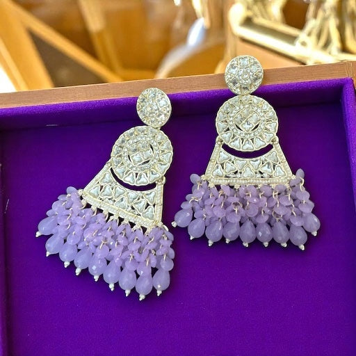 Lavender Chandbali