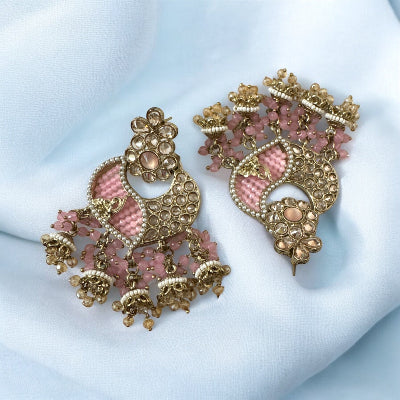 Pink Chandbalis