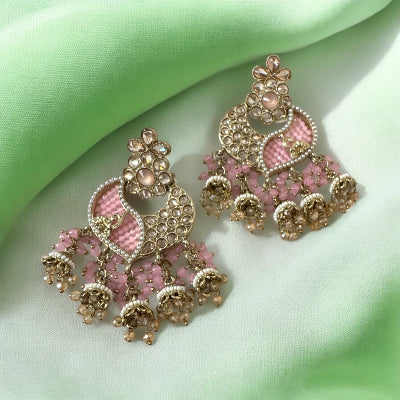 Pink Chandbalis