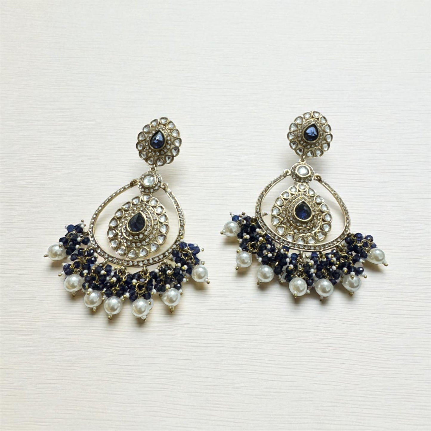 Navy Blue Aliya Chandbali