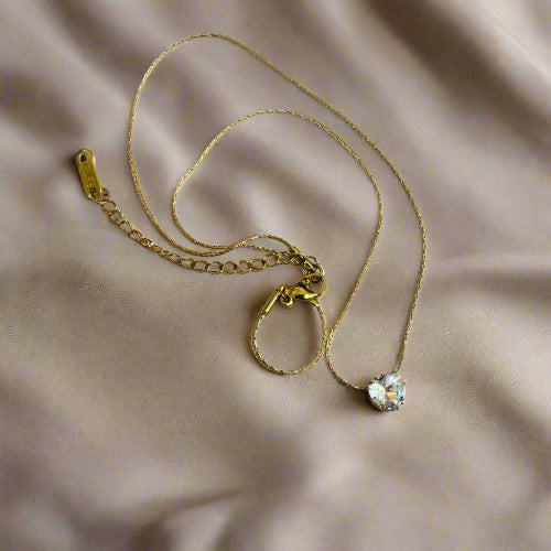 Heart Stone Necklace