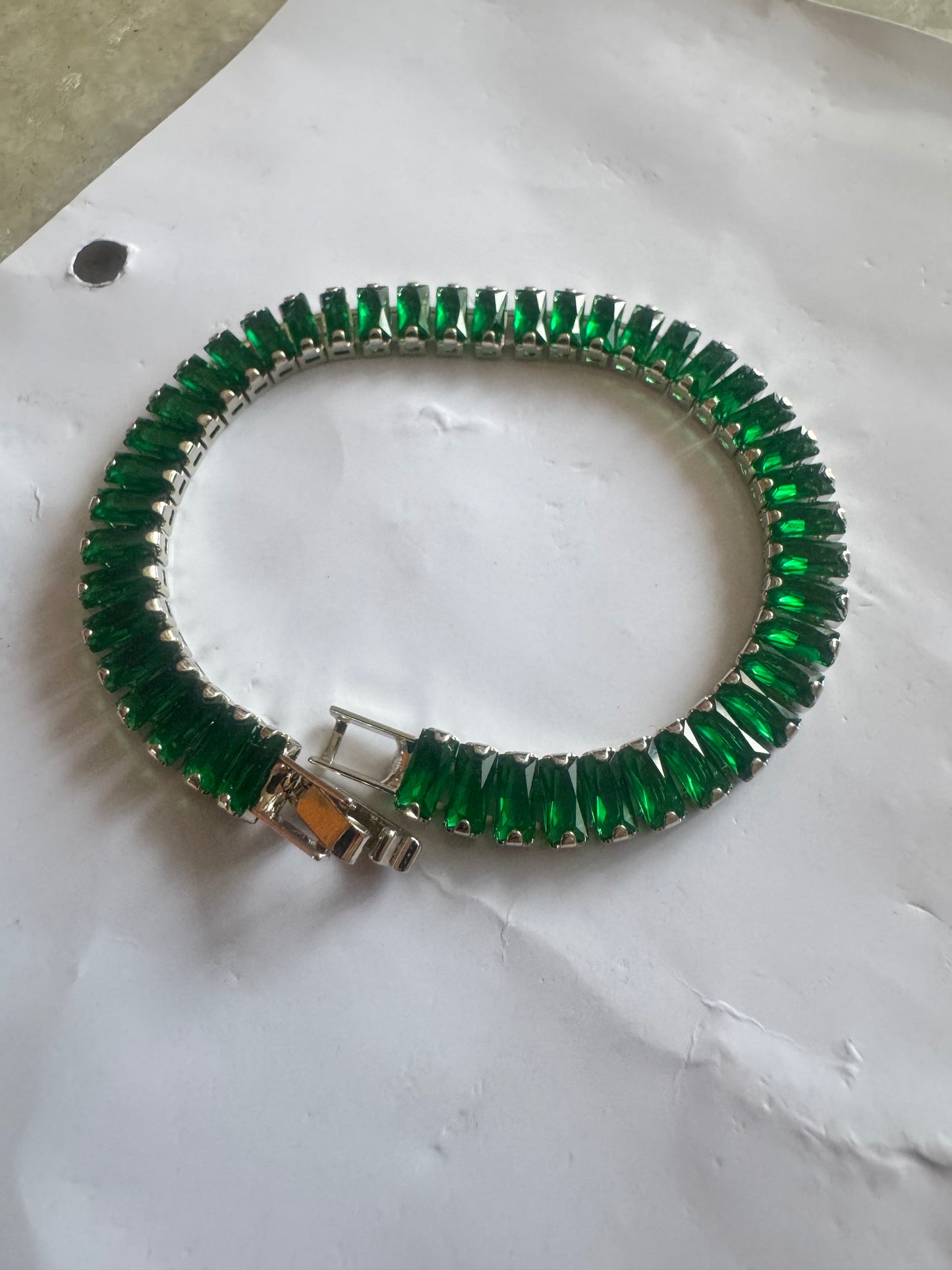 Emerald Green Loose Bracelet