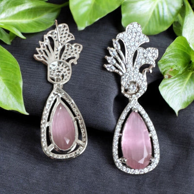 PINK ZIRCONIA DANGLERS