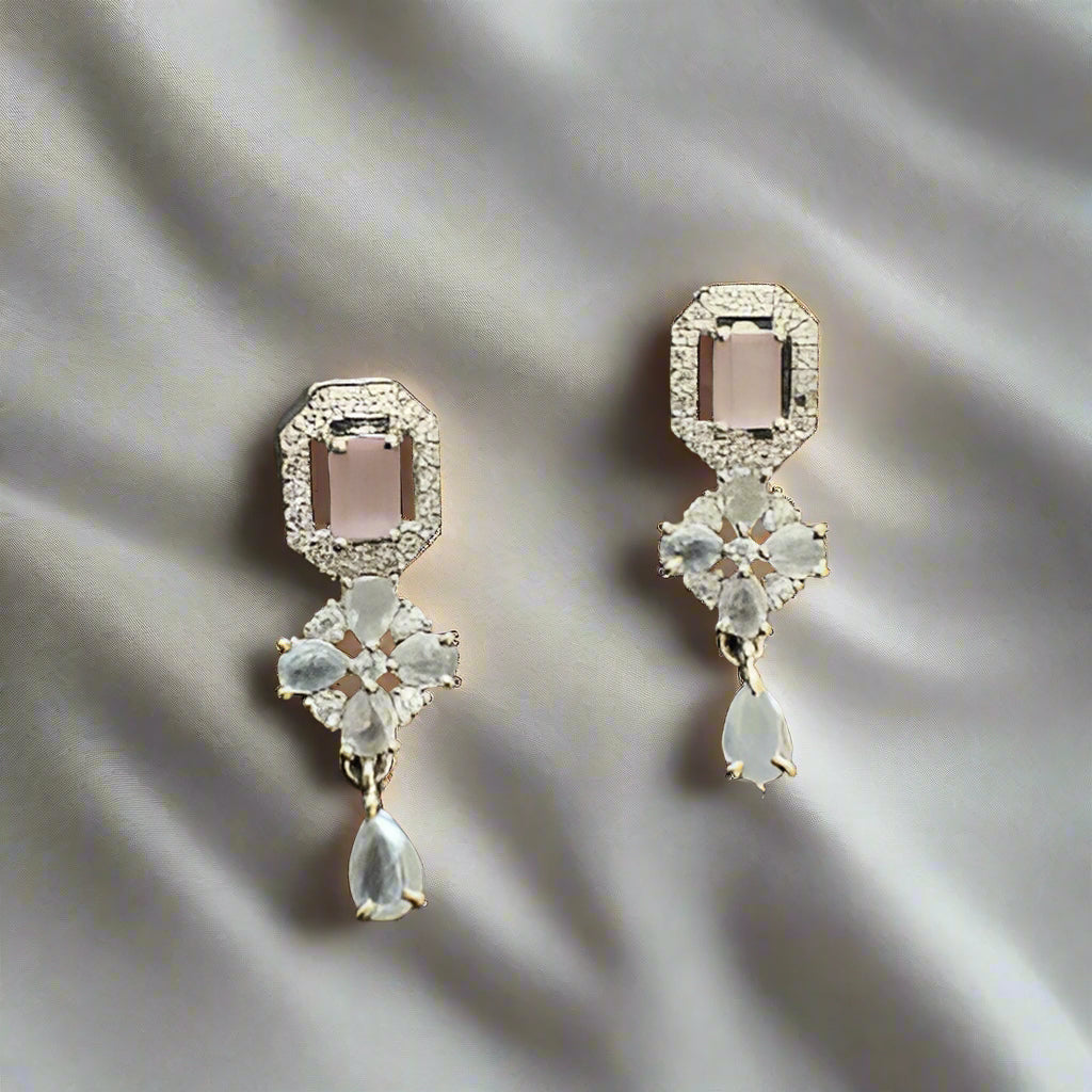 Pink Zirconia Jewellery Set