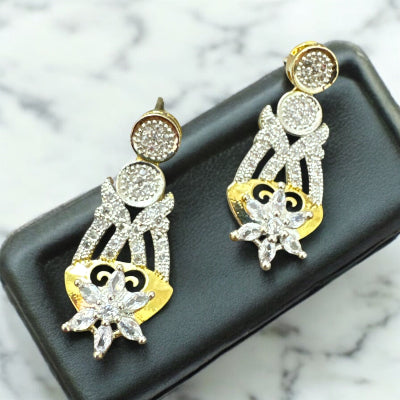 Two layer Sliver Zirconia Jewellery Set