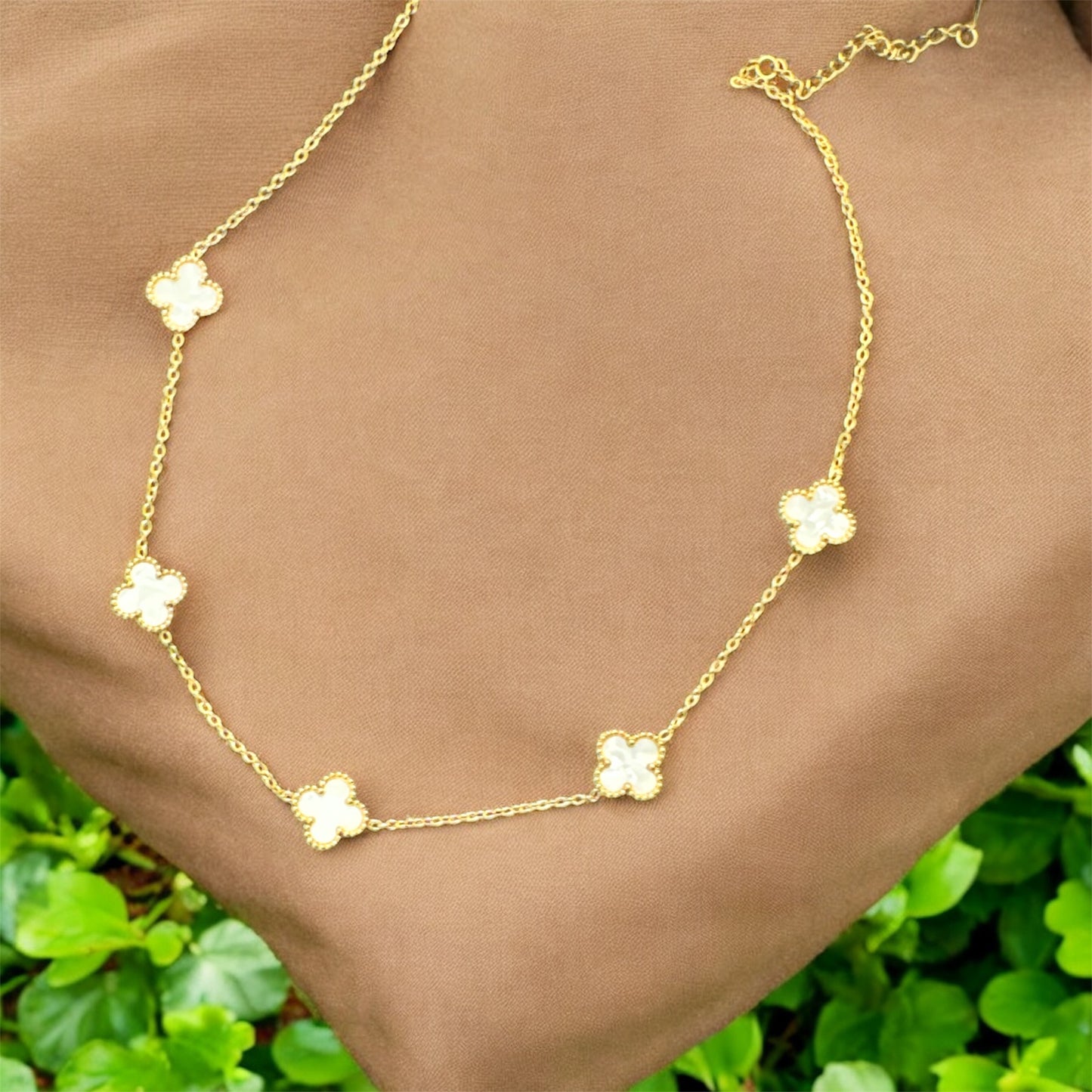 White Clover Necklace