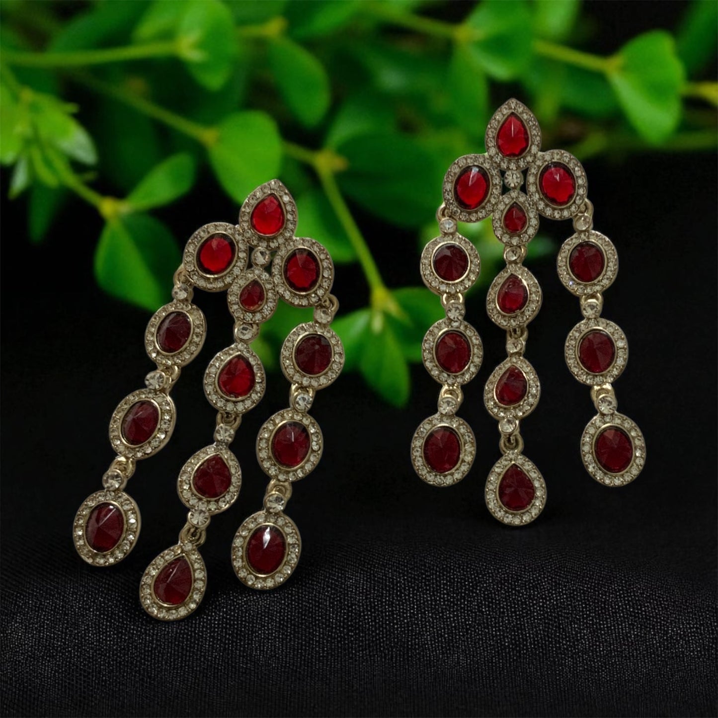 Red Diamond Stone Dangler