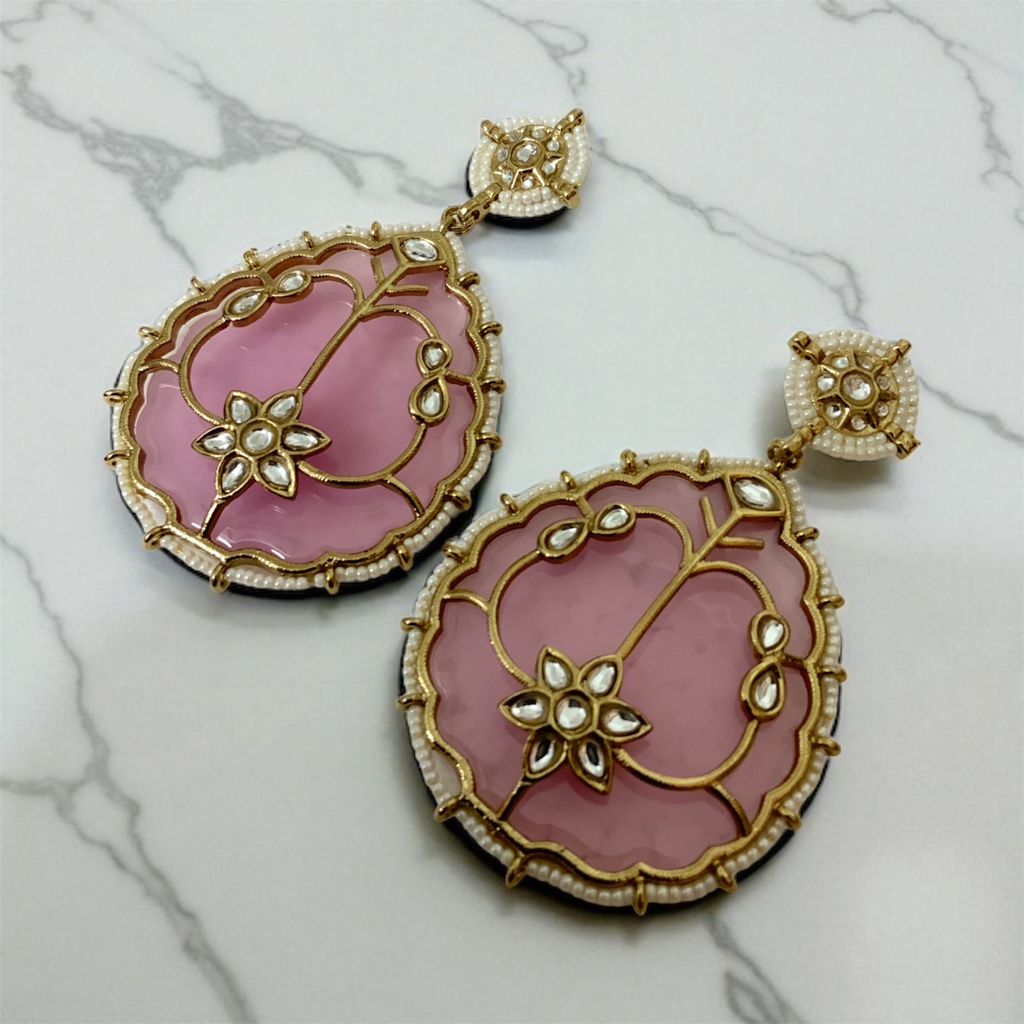 Blush Pink Chandbali