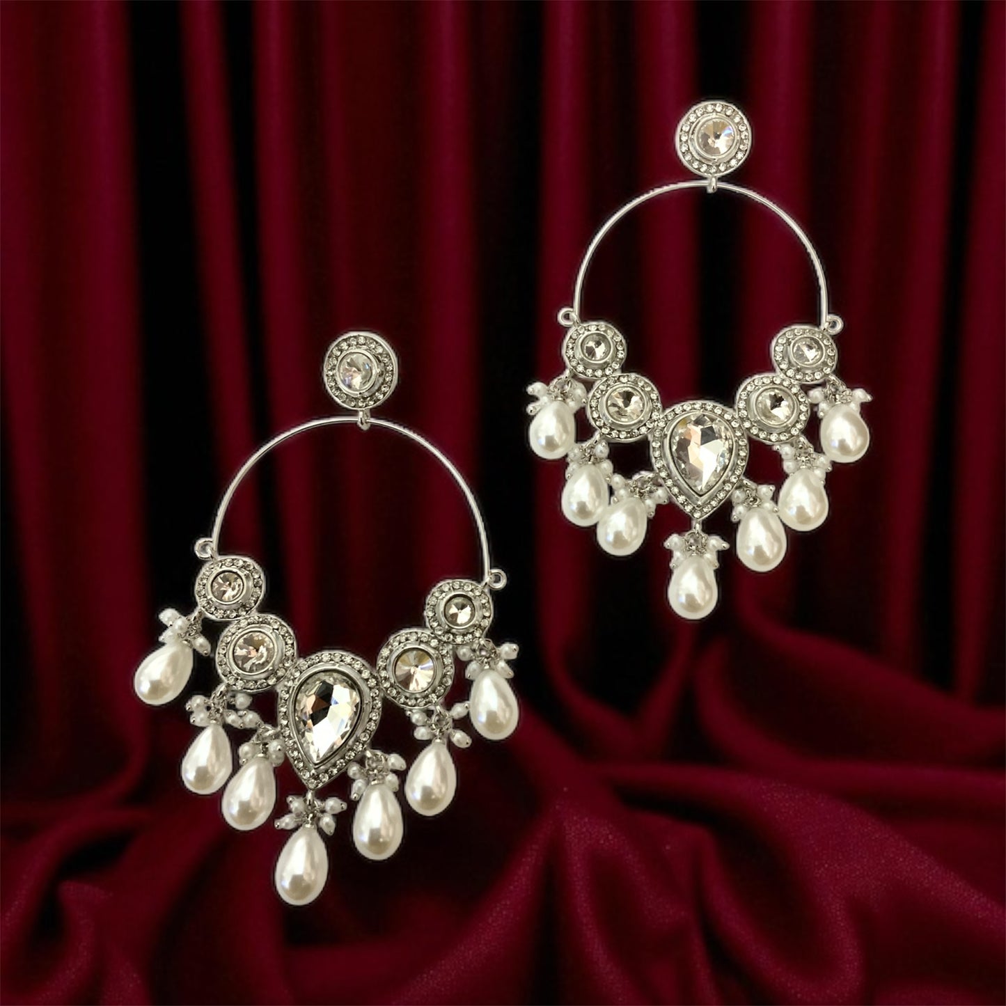 Ivory Designer Chandbali