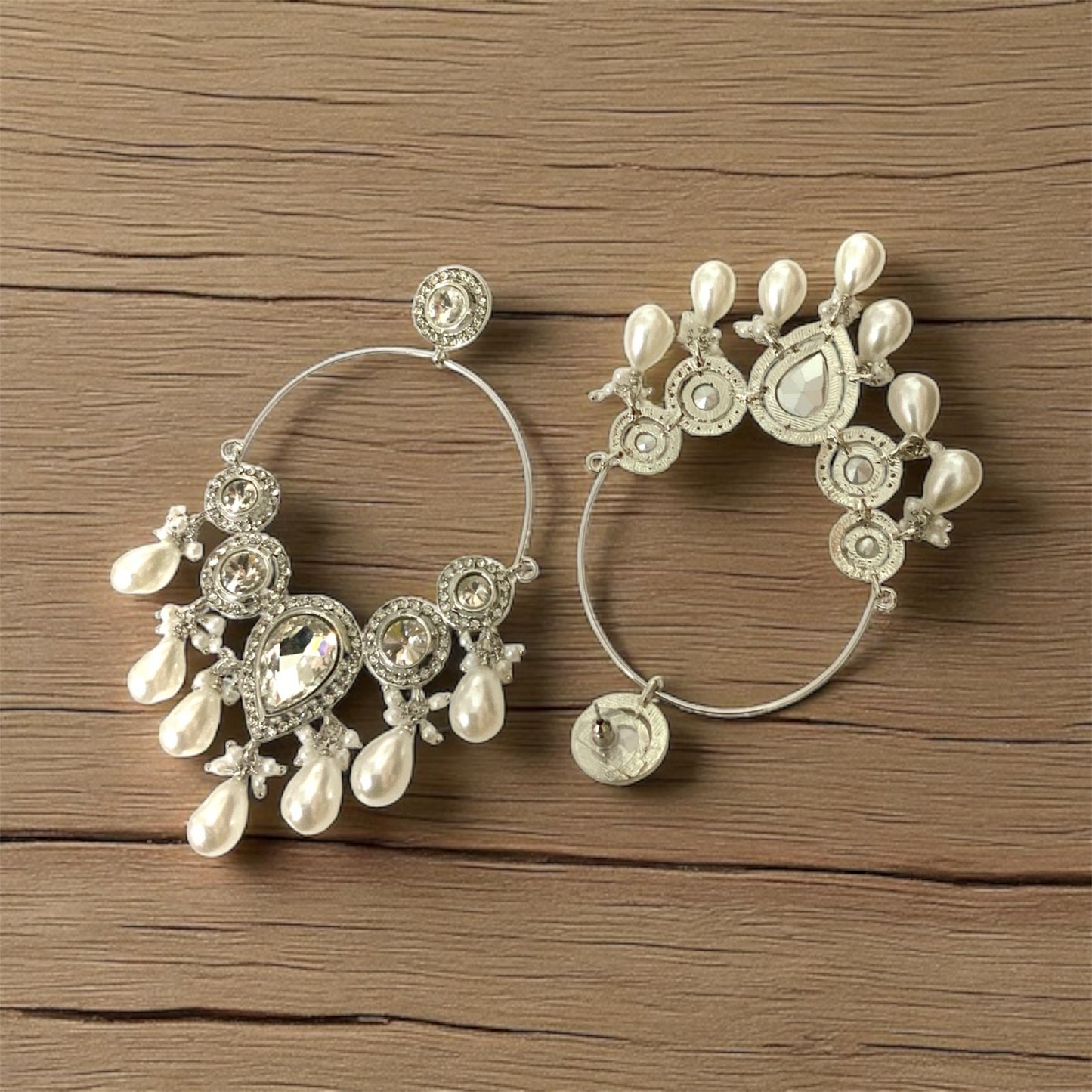 Ivory Designer Chandbali
