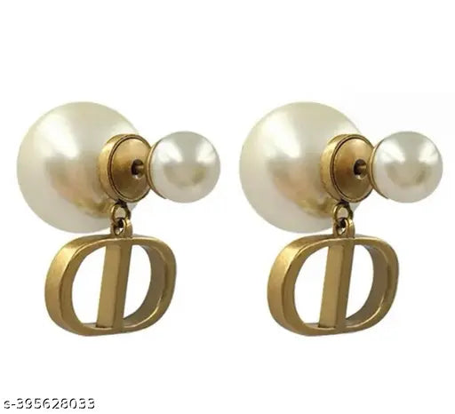 Double Pearl Studs
