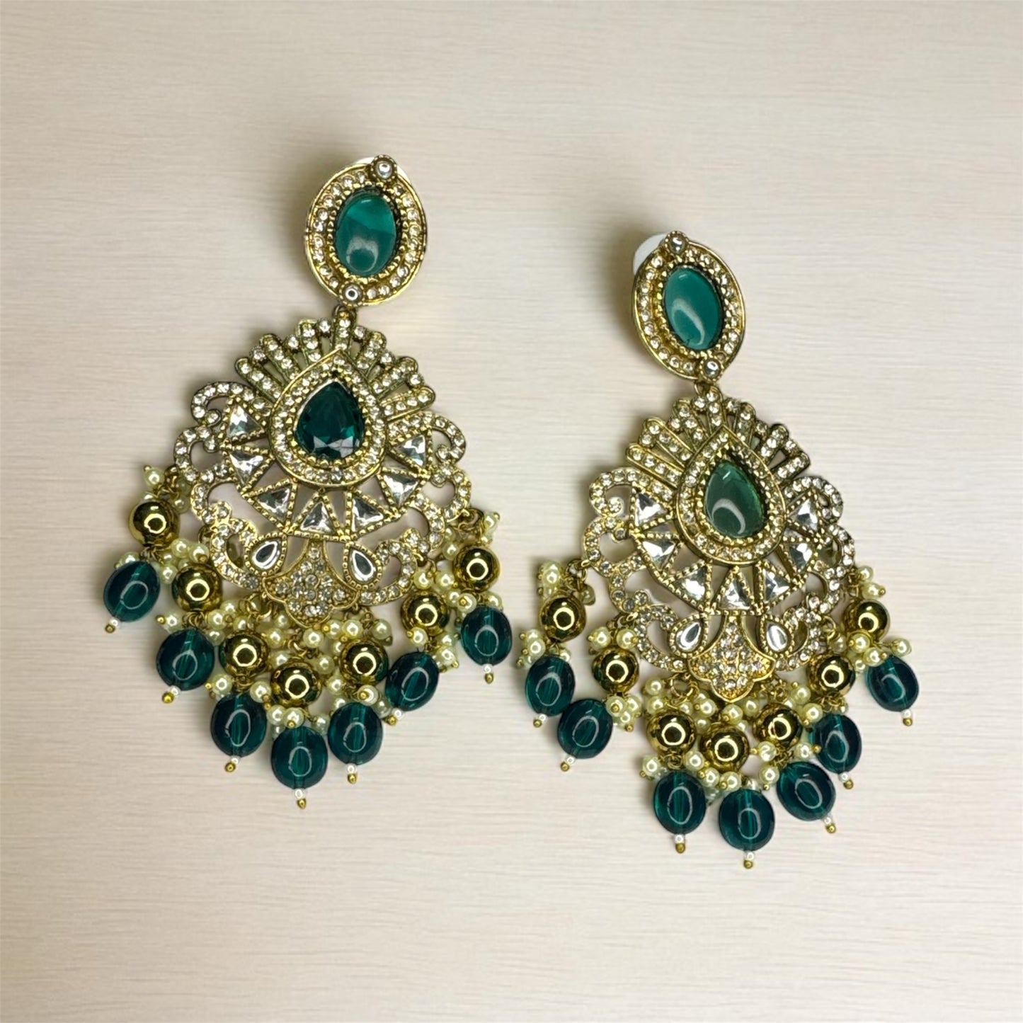 Devi SeaBlue Chandbali