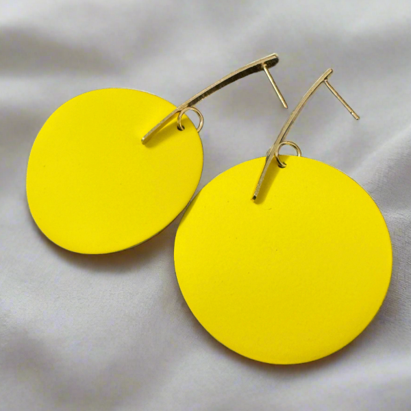 Yellow Drop Earrings