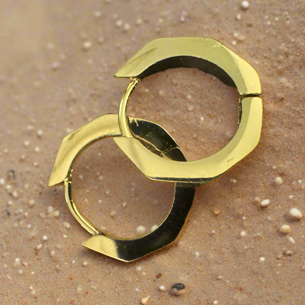 Golden Minimalist Bali Earrings