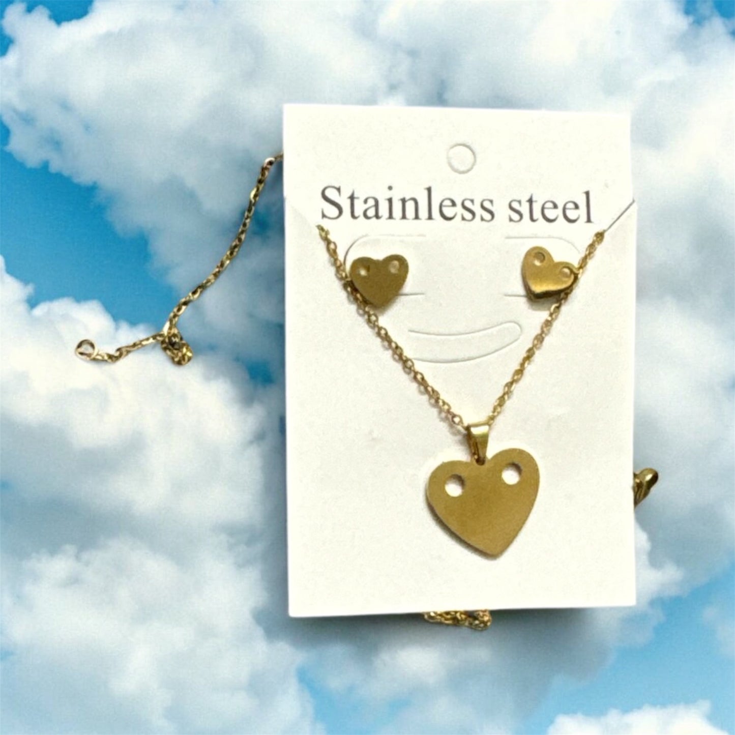 Necklace with earrings