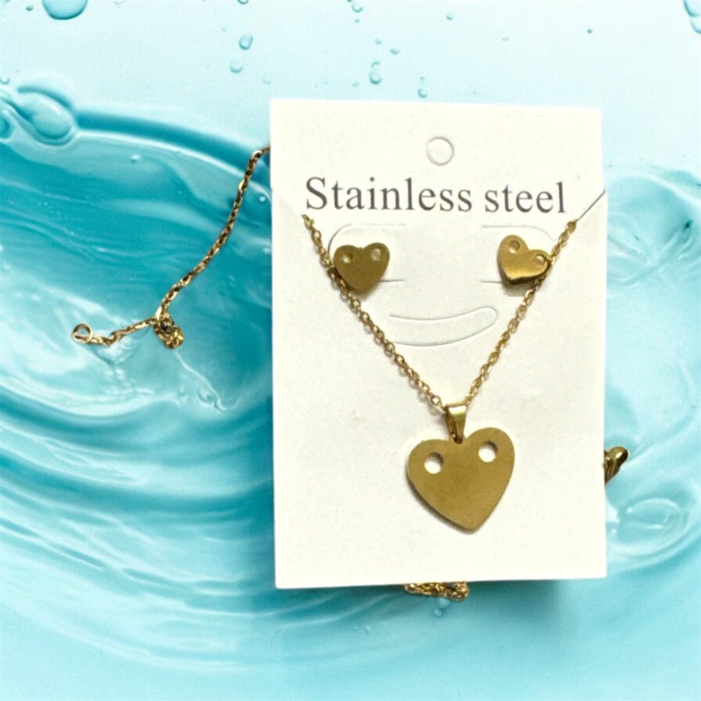 Necklace with earrings