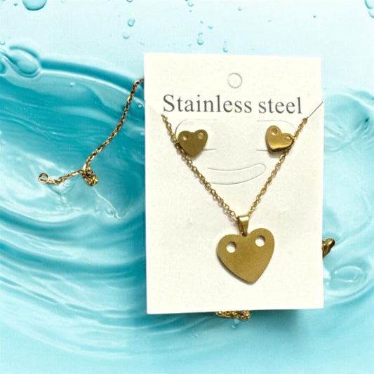 Necklace with earrings