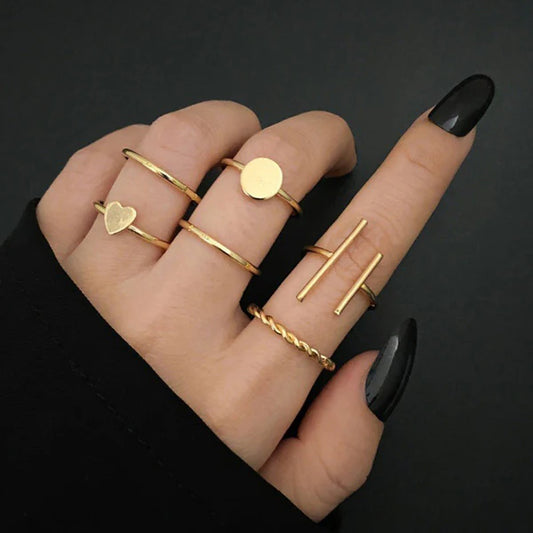 Cocktail Mix Set of 6 Rings