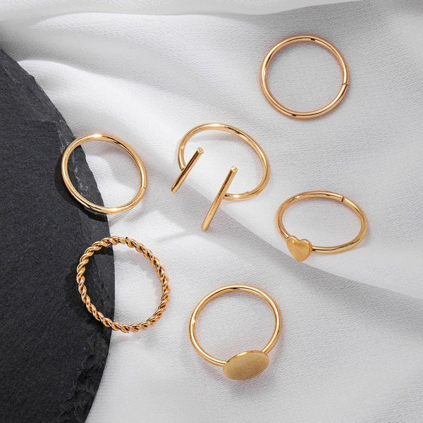 Cocktail Mix Set of 6 Rings