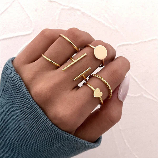 Cocktail Mix Set of 6 Rings