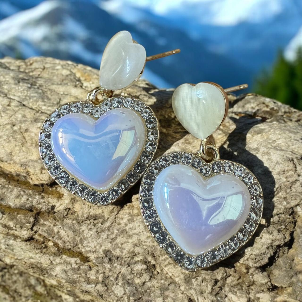 Double Heart Earrings