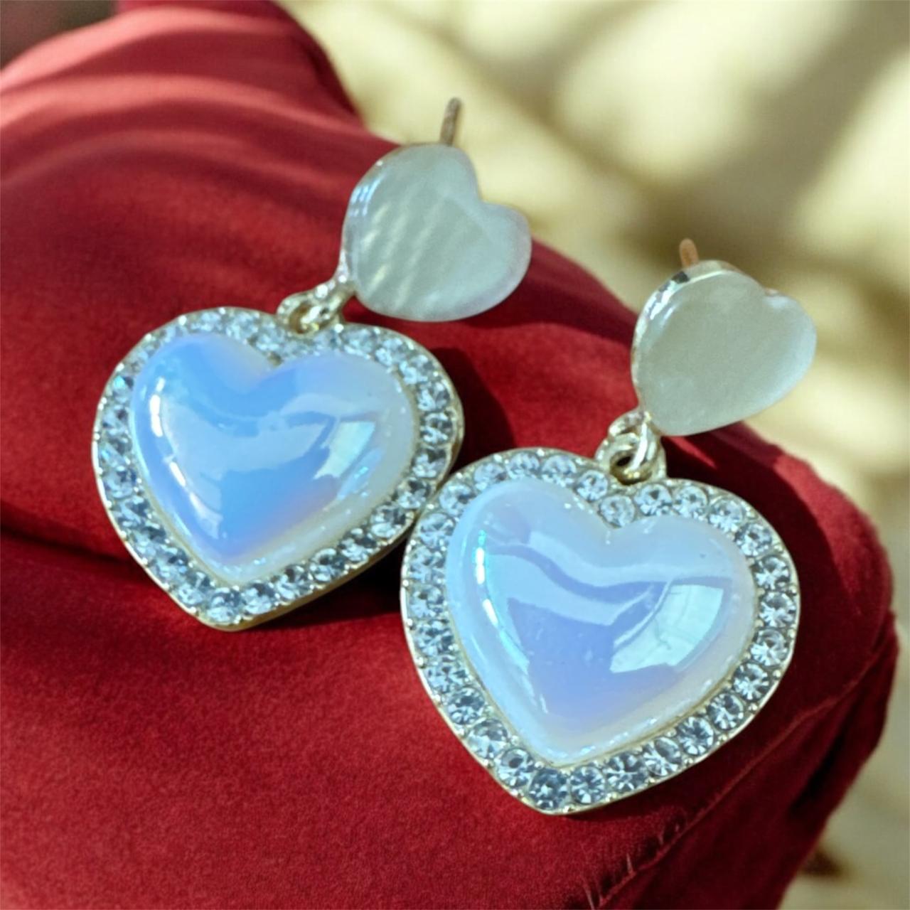 Double Heart Earrings