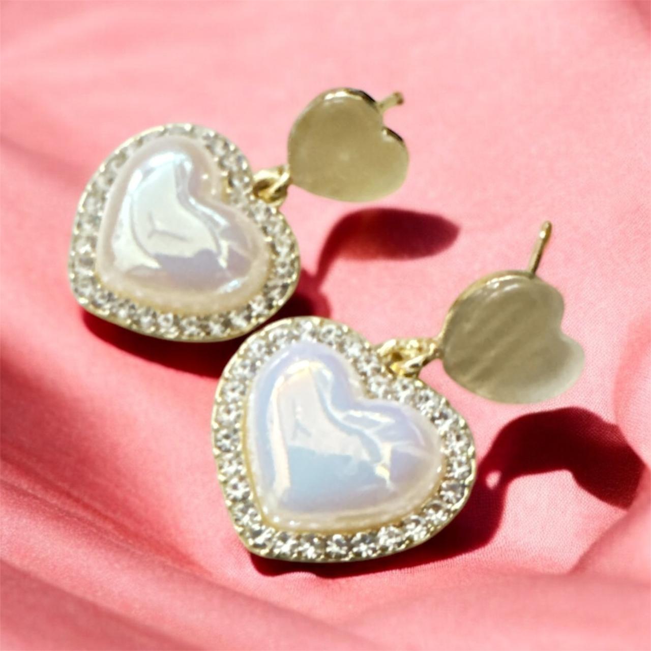 Double Heart Earrings