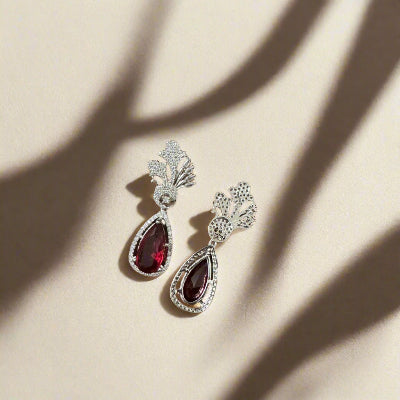 RED ZIRCONIA DANGLERS