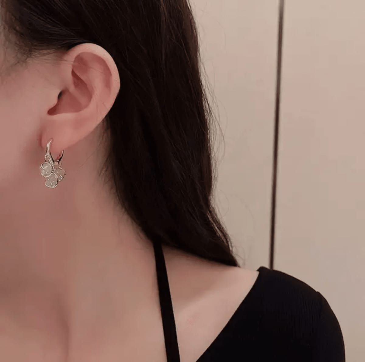 Crystal Hoop Earrings