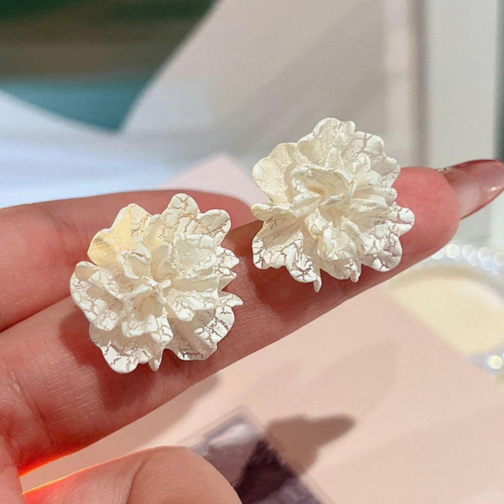 White Flower Studs