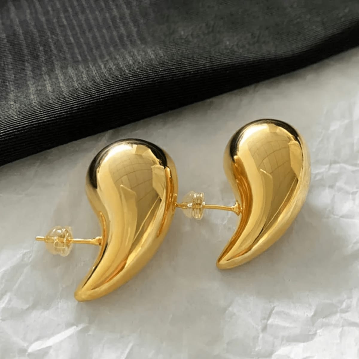 Golden Teadrop Earrings