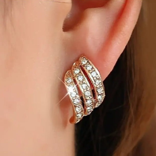 Golden Wave Studs