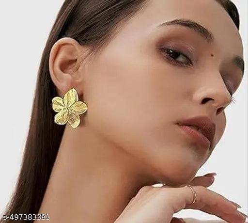 Flower Statement Earrings