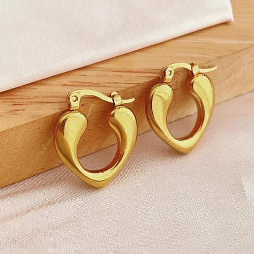 Golden Hoops Earrings