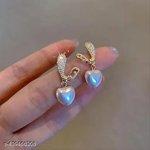 Party Wear Heart Earrings